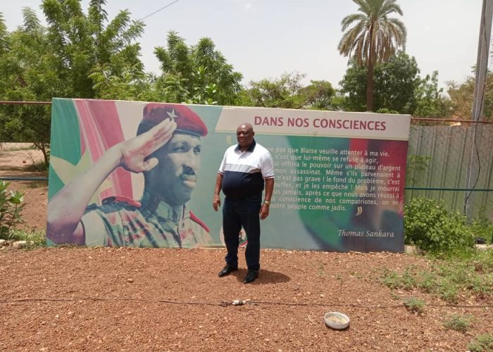 Le Professeur Jean-Louis Esambo, Doyen de la Faculté de Droit  invité par l’Université Thomas Sankara et l’Institut Supérieur de Droit International et des droits de l’Homme de Ouagadougou